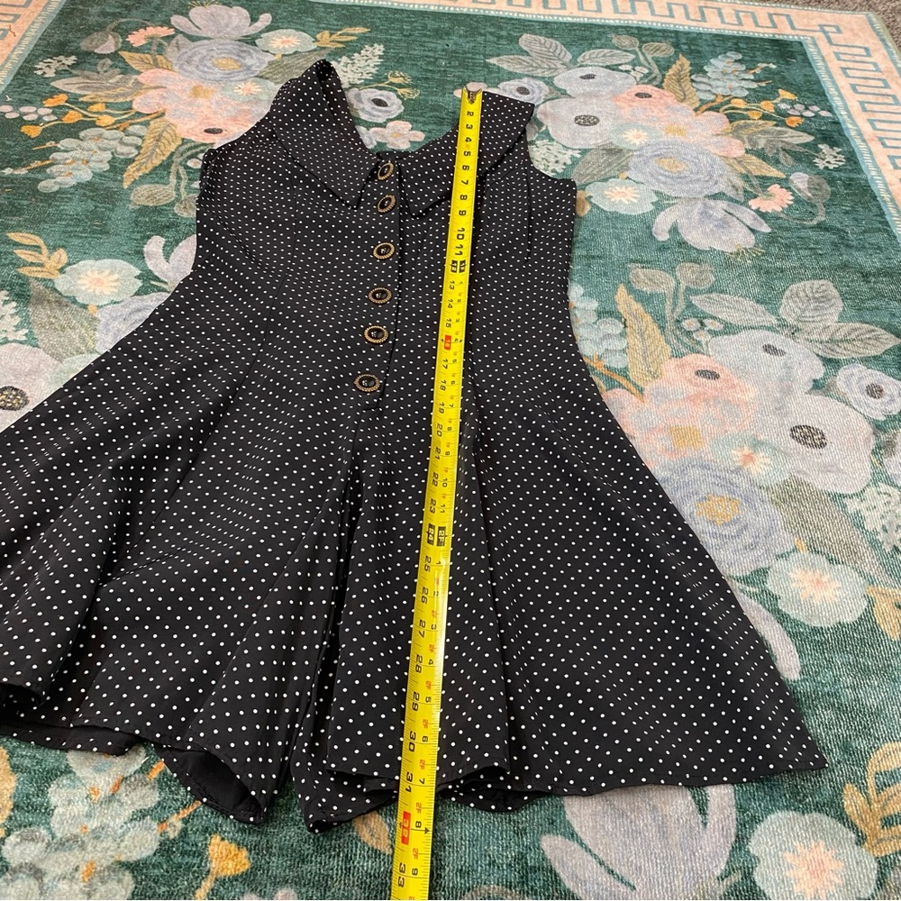 Ninalee Vintage 1990s Romper Black & White Polka dot Retro 90s Jumper - Picture 14 of 17